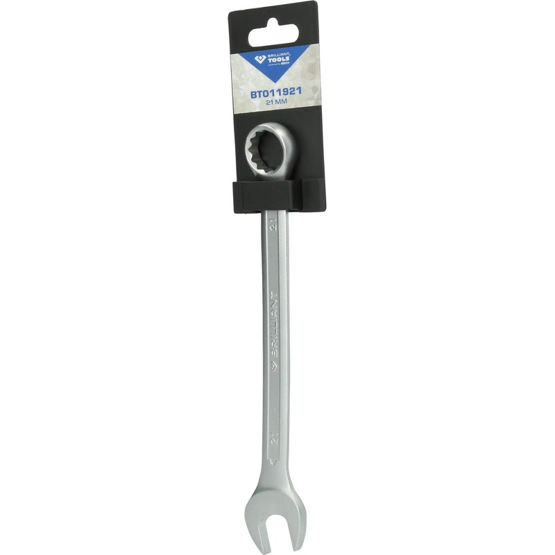 BRILLIANT TOOLS BT011921 Combination Spanner, 21 mm [Powered by KS