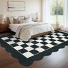 GarveeHome 5x7 Scalloped Rug for Living Room Washable Bedroom Area