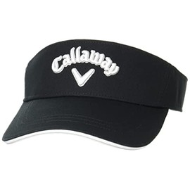 Callaway C22990110 Men's Classic Sun Visor (Cotton Twill, Adjustable Sizes) / Hat, Golf, 1010_Black