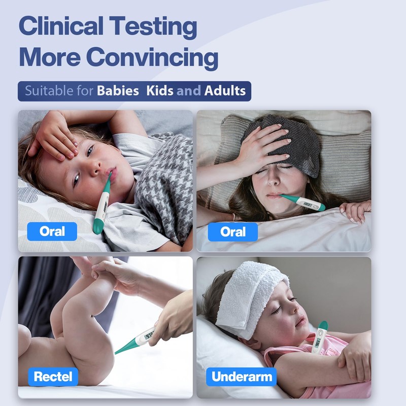 Boncare 10 Seconds Digital Thermometer for Adults and Kids -