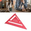Woodworking Triangle Aluminium Alloy Electrophoresis Paint Clear Scale Carpenter's Angle