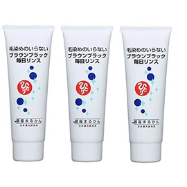 Ginza Marukan Everyday Color Rinse Brown Black [Set of 3]