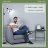 Macarrie Adjustable Clamp Lamp Light with Aluminum Reflector Up to