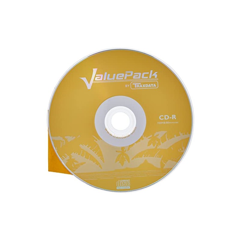Traxdata CD-R 52X 700MB 80 Minute Value Pack 50 Spindle