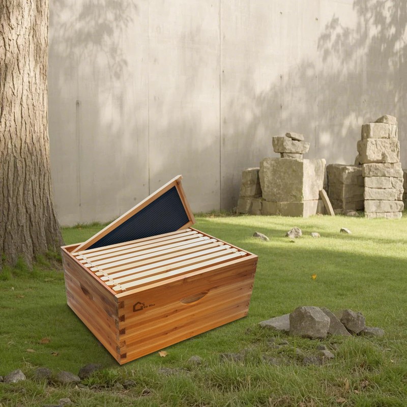 10 Frame Deep Brood Bee Hive Box, Langstoth Beehive Deep