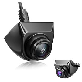 HD Cámara de visión de respaldo/frontal/lateral HD 720P Cámara trasera, cámara de visión ajustable giratoria de 360° para coche, camión, SUV, RV, remolque, furgoneta, camioneta (negro)