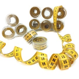 12 Units/Tape Measure, Double Sided Sewing Meter with Centimeters and Inches, Meter for Measuring Fabrics, Body, Furniture, etc. Metro with Storage Box, Different Packs, (12)