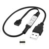YACSEJAO 5V USB LED Strip Controller 1.3FT/40CM USB to 3Pin