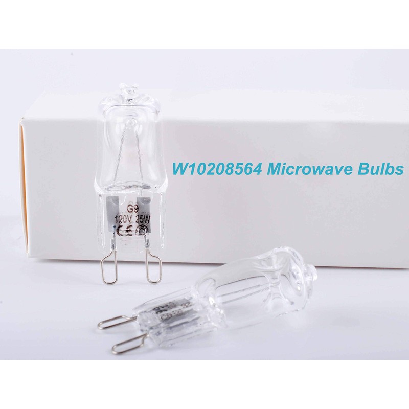 W10709921 Microwave Light Bulbs Compatible with Whirlpool /Kitchenaid /Jennair /Maytag