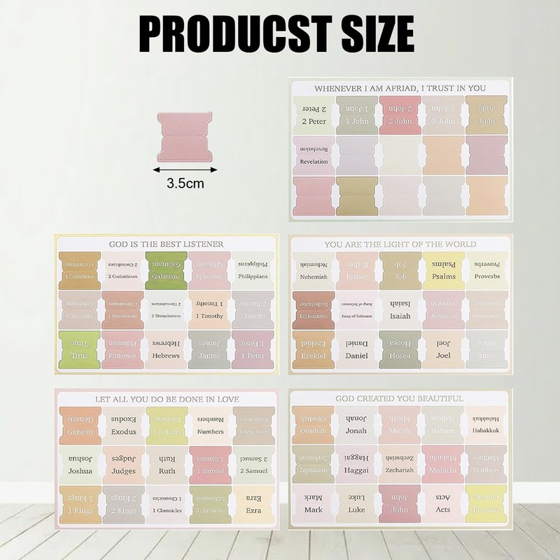 LIAMGUS 75 Bible tabs, Bible tabs for Women, Bible tabs
