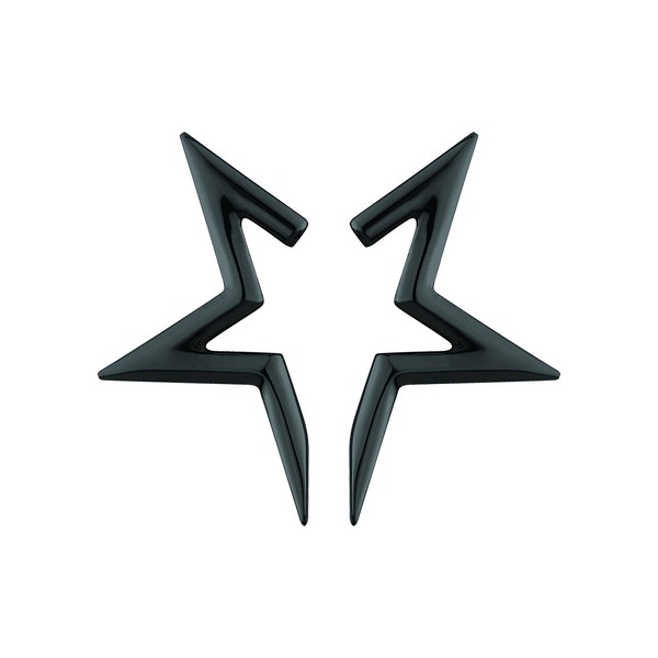 Liebeskind Berlin Stud Earrings, Stainless Steel, Black