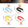 Rustark 200Pcs 4 Sizes Plastic Shims U Shaped Horseshoe Shim