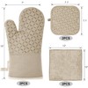 KEGOUU Oven Mitts and Pot Holders 6pcs Set, Kitchen Oven