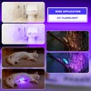 COSOOS UV Flashlight 365m Black Light, Ultraviolet Flashlight with USB
