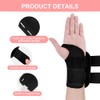 Fefod Wrist Support, Pack of 2 Wrist Braces with Support