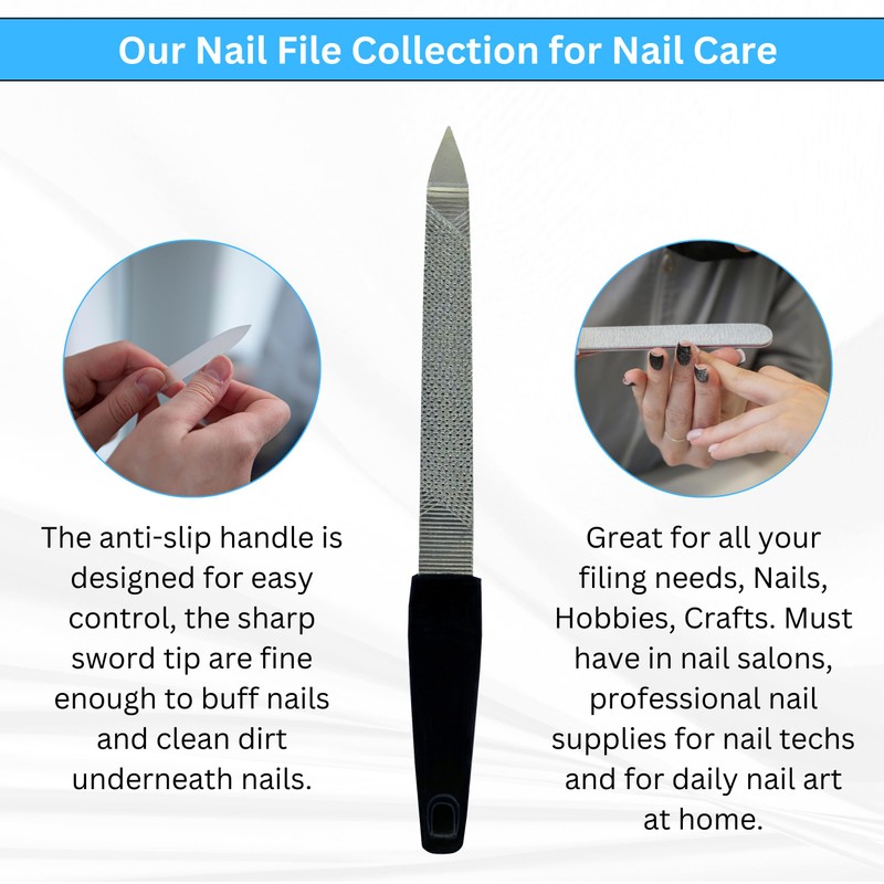 ASM Extra Long Thick Toe Nail Scissors with Nail File