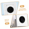 jojofuny 10pcs Cable Pass Through Wall Plate with Pad Wall