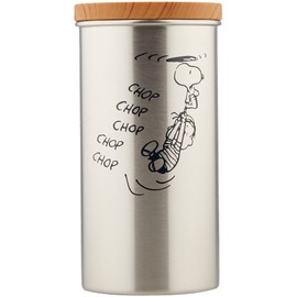 Ken Onishi Peanuts PG-2501 Snoopy Stainless Steel Canister, Silver, Φ3.3 x Height 6.3 inches (16 cm)