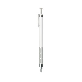 MUJI NBD51A3A Lightweight Low Center of Gravity Mechanical Pencil, White, 0.01 inches (0.3 mm)