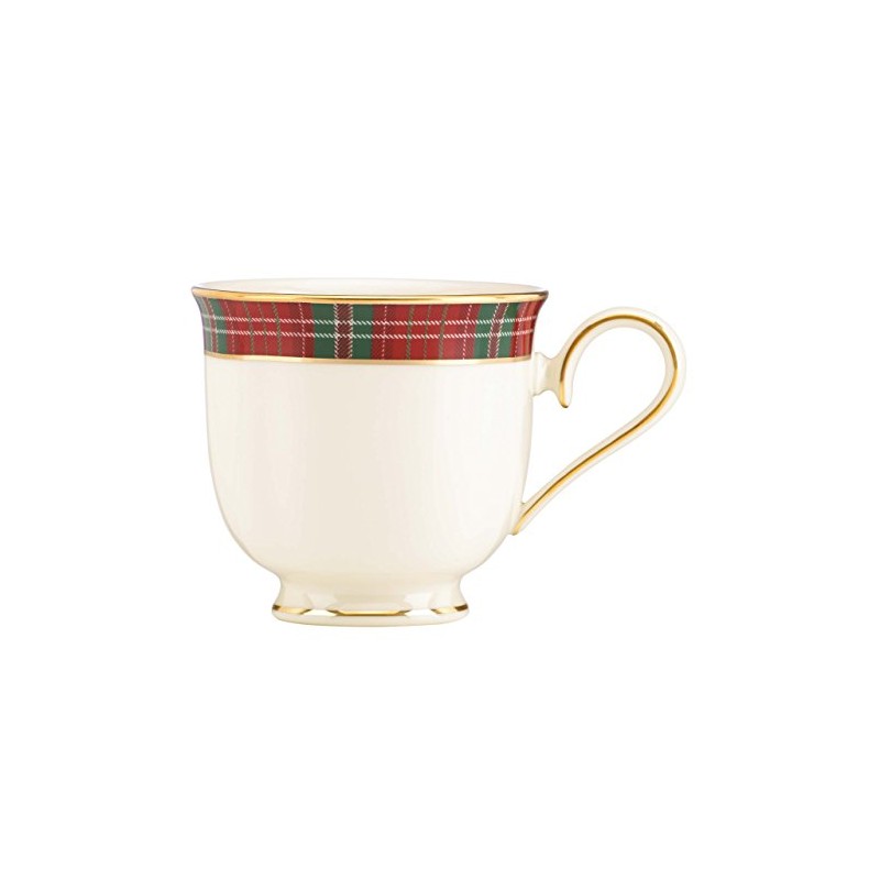 Lenox Winter Greetings Plaid Cup