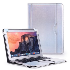 Compatible with Air Case 13 Inch Case, PU Leather Air Case Fits for Model M1 A2337 A2179 A1932 2018-2021, with Kickstand Vents Pocket and Pen Holder