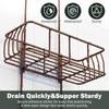 Epicano Shower Caddy Hanging, Anti-Swing Over Head Shower Caddy Rustproof