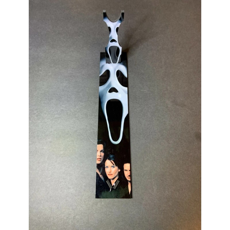 Scream Ghost Face Kitchen Knife With Laser Engraved Stand