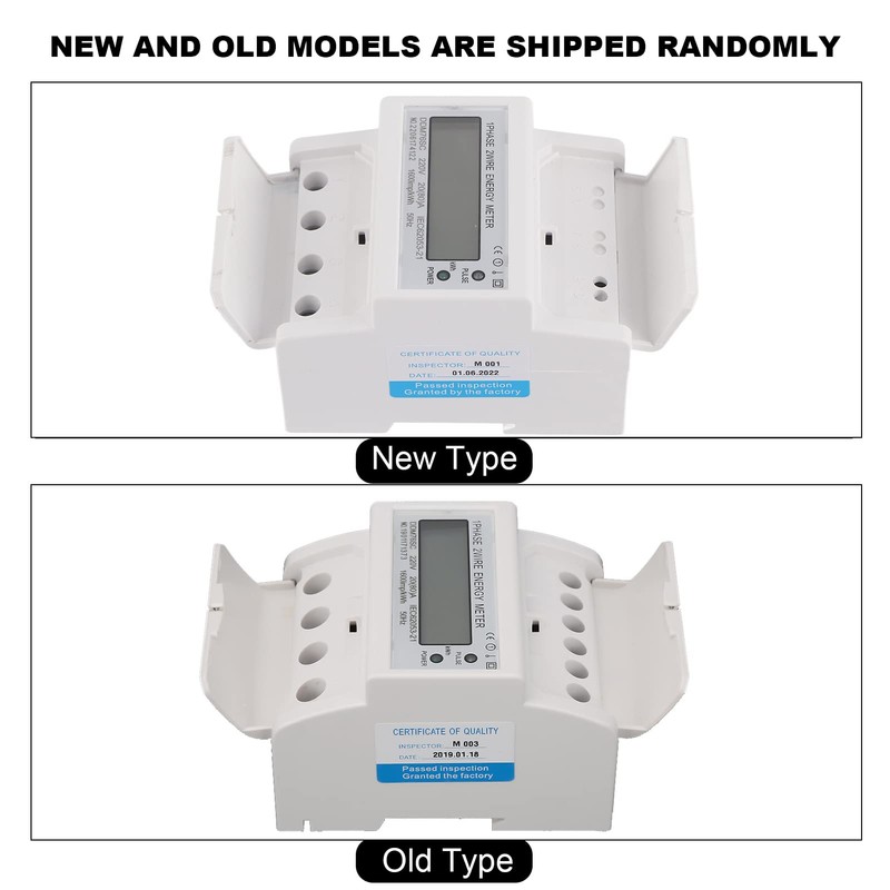 Natudeco DDM75SC Din Rail Energy Meter Single Phase Energy Meter