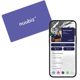 Digital Business Card (3 PACK)- NFC Business Card with QR Code - No Apps, No Fees – Create Your Profile in Minutes & Update Anytime – Smart Tap to Share & Networking – Easy One-Tap Contact Saving