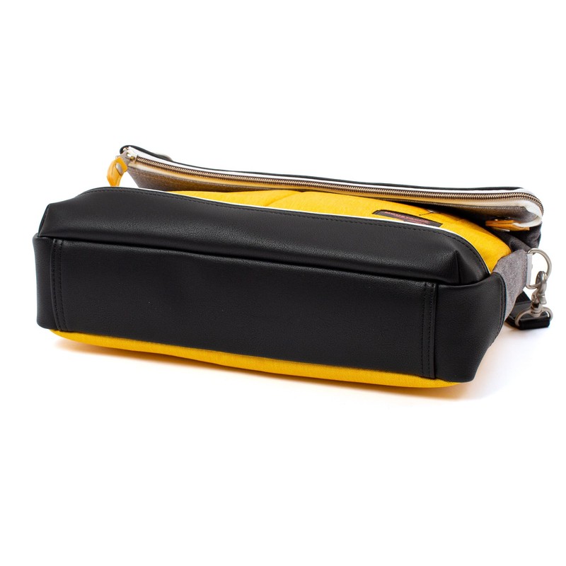 Mustache JEV-4000 Evangelion Collaboration Shoulder Bag, Heathered Polyester, Synthetic Leather,