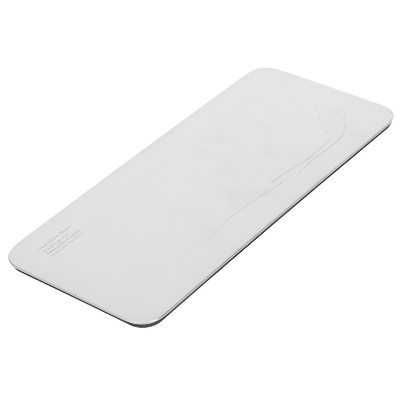 304 Stainless Steel Rectangle Sushi Plate Snacks Fruit Desserts Tray