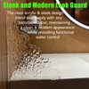 HOMUS Shower Splash Guard 2-Pack, Self-AdhesiveAcylic Bathtub Water Guards for