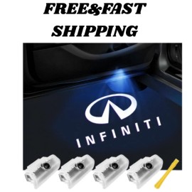 Canpo No Fade Car Door Lights Logo Compatible with Infiniti, LED Welcome Lights Access