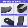 Coumy 4 Pcs Snowboard Wall Mount Clip Horizontal Snowboard Display