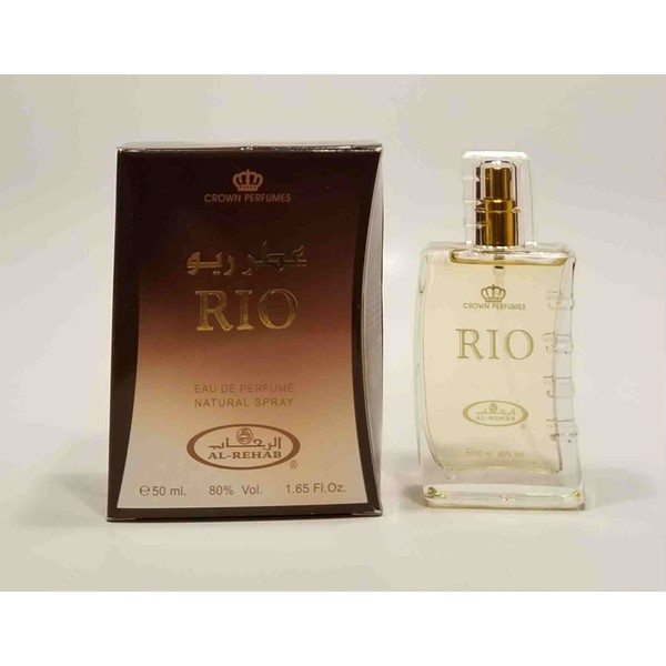 RIO - Eau De Perfume Natural Spray - 50 ml (1.65 fl. oz) by Al-Rehab- 6 pack
