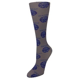 Cutieful Knit Therapeutic 10-18 mmHg Graduated Compression Socks (Kentucky Basketball)