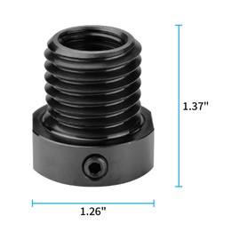 DEEFIINE Woodworking Spindle Adapter Converts M18 X 2.5mm to 1'' X 8TPI Tap Chuck Insert Adapter