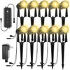 ZYAN Low Voltage Landscape Lights LED Landscape Lighting with Sensor,