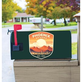 Phoenix Arizona Design B Souvenir Magnetic Mailbox Cover
