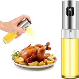 Oil Sprayer for Cooking Olive Oil Sprayer Mister, 100ml Olive Oil Spray Bottle, Olive Oil Spray for Salad, BBQ, Kitchen Baking, Roasting