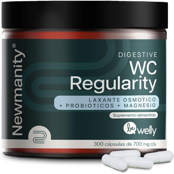 Digestive WC Regularity Probioticos y Prebióticos 40 Billones con Laxante