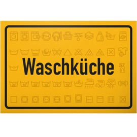 DankeDir! Laundry Room Sign 30 x 20 cm Birthday Gift Wall Sign Funny Saying Wall Decoration Saying Sign Door Sign Gift Party Decoration Colleagues Friends Gift Idea Party Decoration