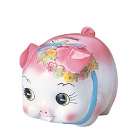 Piggy Bank Pig Piggy Bank Large Pink S-60A