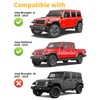Window Rain Guards for Jeep Wrangler JL 2018-2026/Jeep Gladiator 2020-2026