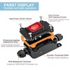 IP67 Waterproof Inline Switch with Red Light Rocker Button, On
