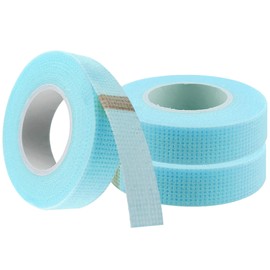 3 Rolls Lash Tape, Adhesive Eyelash Tapes, Makeup Tape, Micropore Tape for Lash Extension Supplies, 9 m Each Roll (3, Blue)