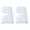 Updated Hevituwhe 2pcs Fast Feed Ceramic Blades for Oster Fast