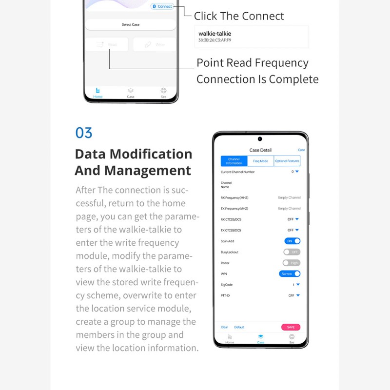 For BAOFENG K-Port Wireless Bluetooth Programmer Adapter Accessory For Baofeng