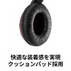 Buffalo BSHSHUS305BK PC Headset USB Connection with Large Driver Black