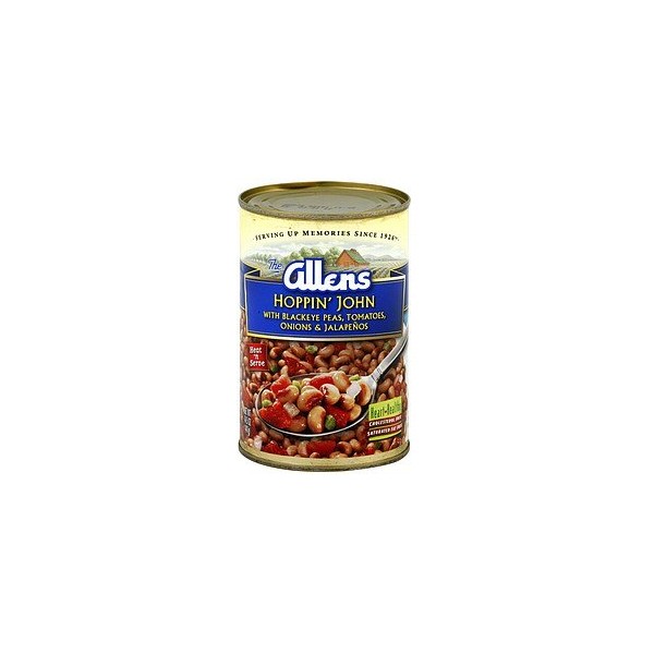 Allen's Hoppin' John 14.5oz Can (Pack of 6) - A Blend Blackeye Peas, Tomatoes, Onions and Jalapenos